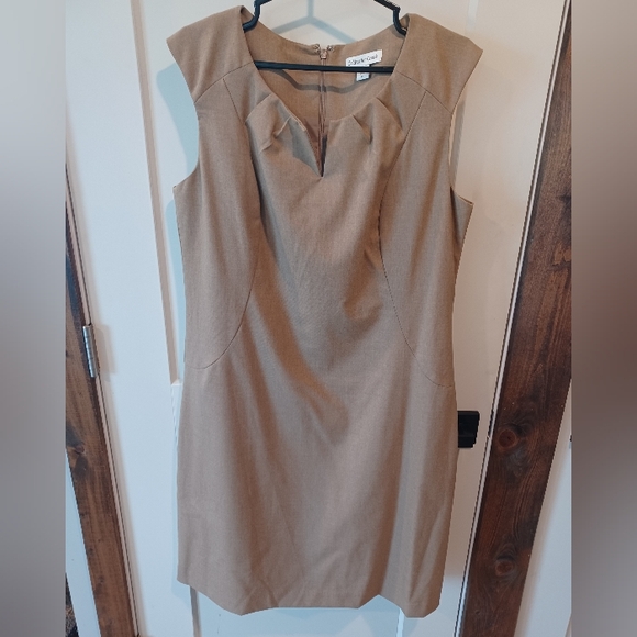 Women's Tan Dress - Picture 1 of 3